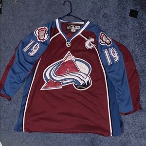 Stitched Joe Sakic Avalanche jersey